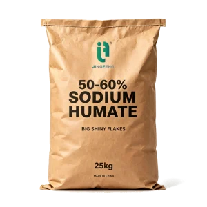 50-60% Sodium Humate Big Shiny Flakes – 100% Soluble, 50% Humic